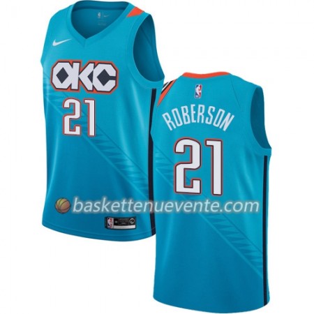 Maillot Basket Oklahoma City Thunder Andre Roberson 21 2018-19 Nike City Edition Bleu Swingman - Homme